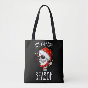 Bolso De Tela Es temporada de congelamiento Invierno Nieve Navid