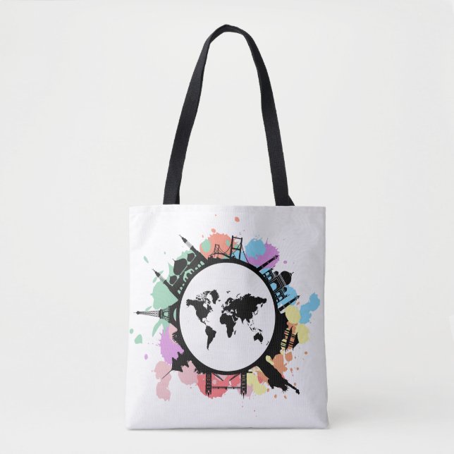 Bolso De Tela Es tiempo de viaje (Anverso)