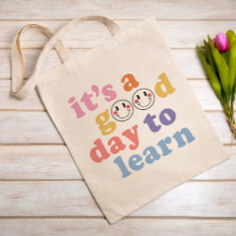Bolso De Tela Es un buen día para aprender docente