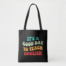 Bolso De Tela Es un buen día para enseñar inglés