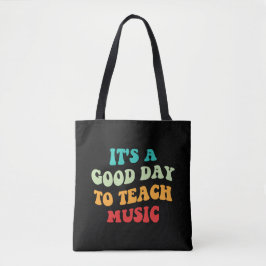 Bolso De Tela Es un buen día para enseñar música