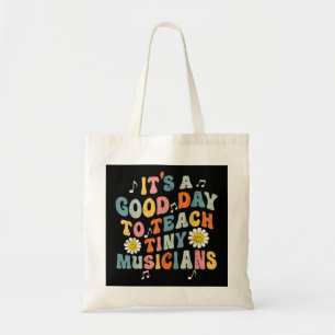 Bolso De Tela Es Un Buen Día Para Enseñar Música A Pequeños Músi