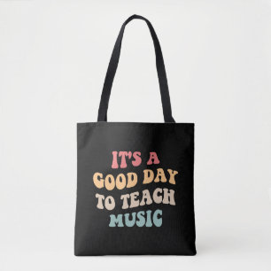 Bolso De Tela Es Un Buen Día Para Enseñar Música II