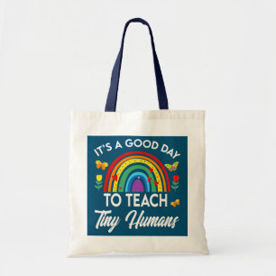 Bolso De Tela Es Un Buen Día Para Enseñar Pequeños Servicios De