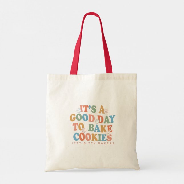 Bolso De Tela Es un buen día para hacer galletas (Reverso)
