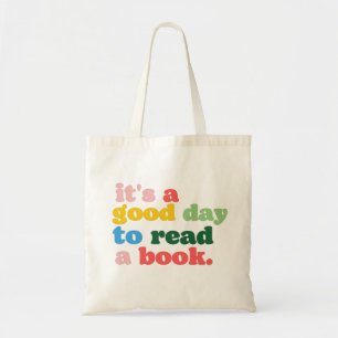 Bolso De Tela Es un buen día para leer un libro