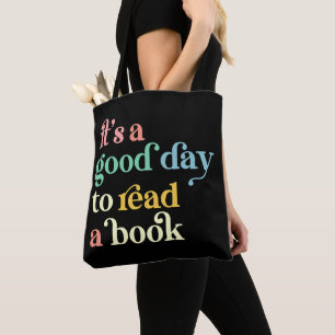 Bolso De Tela Es un buen día para leer un libro