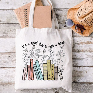 Bolso De Tela Es un buen día para leer un libro, amante de los l
