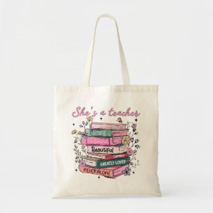 Bolso De Tela Es una Biblia de libros de profesores
