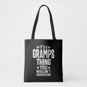 Bolso De Tela Es una cosa de Gramps   Regalo del abuelo