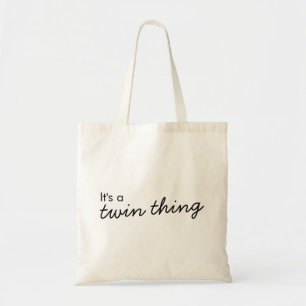 Bolso De Tela Es una cosa gemela   Tentado moderno de correspond