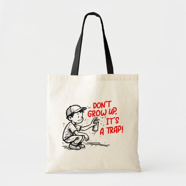 Bolso De Tela Es una trampa (Frente)