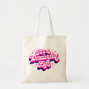 Bolso De Tela Es una vida maravillosa