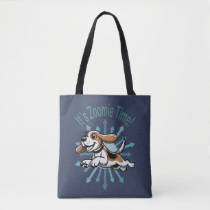 Bolso De Tela Es Zoomie Time Beagle