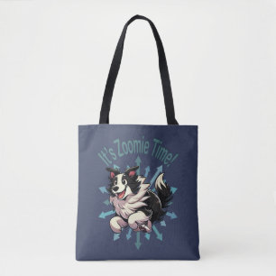 Bolso De Tela Es Zoomie Time Border