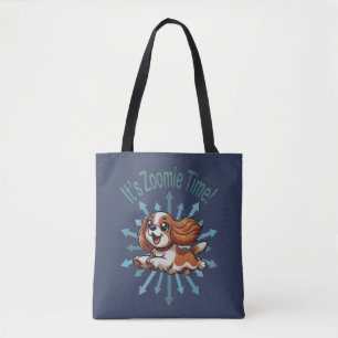 Bolso De Tela Es Zoomie Time Cavalier Spaniel