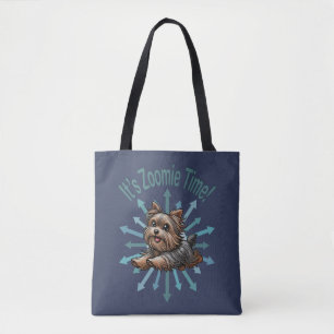 Bolso De Tela Es Zoomie Time Yorkshire Terrier