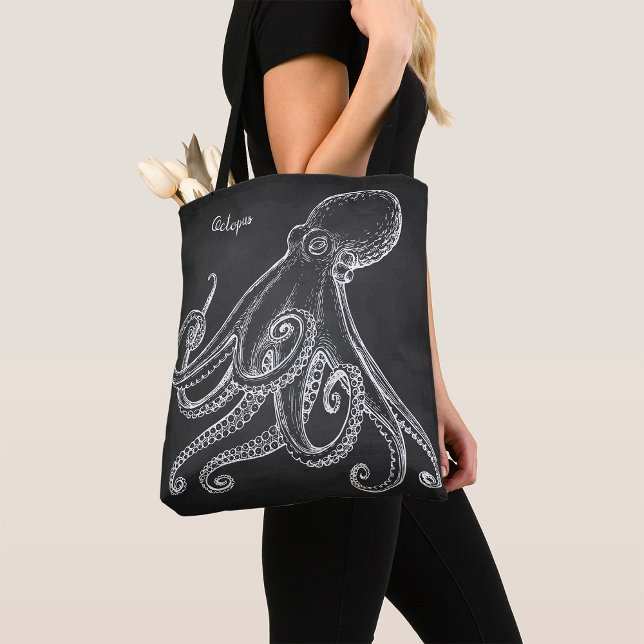 Bolso De Tela Esbozo de Octopus (Subido por el creador)