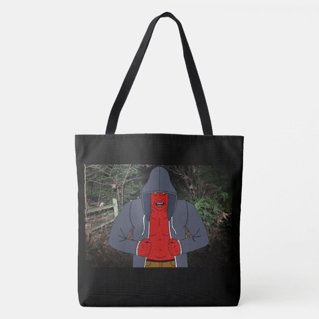 Bolso De Tela Escala nocturna (con fondo) (Anverso)