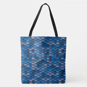 Bolso De Tela Escalas de Sirenas