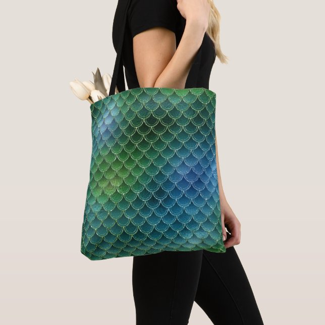 Bolso De Tela Escalas de Sirenas (Detalle)