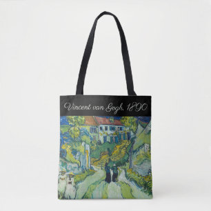 Bolso De Tela Escalera en Auvers por van Gogh:
