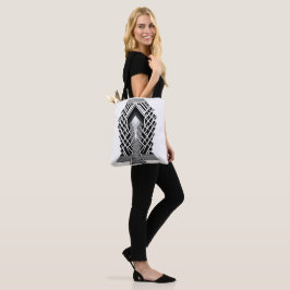 Bolso De Tela Escalera monocromática: Obelisco de los contrastes