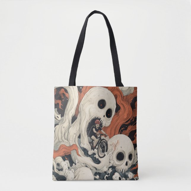 Bolso De Tela Escapar del Yokai japonés (Anverso)