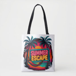 Bolso De Tela Escape de verano interminable - Aventura Retro Sun