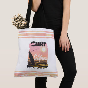 Bolso De Tela Escape del océano: Serenidad al atardecer