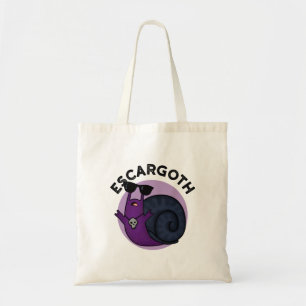 Bolso De Tela Escar-gótico Gracioso Gótico de Guay Snail Pun