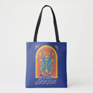 Bolso De Tela Escarabajo Azul Scarab Talavera Gráfico