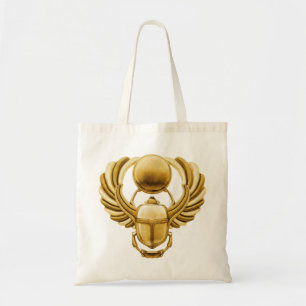 Bolso De Tela Escarabajo del egipcio del oro
