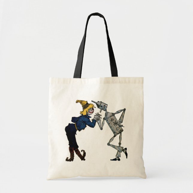 Bolso De Tela Escarecrow y Tin Man (Frente)