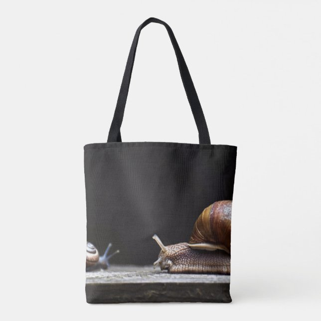 Bolso De Tela Escargots - Mollusk de caracol (Reverso)
