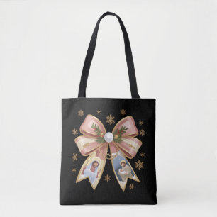Bolso De Tela Escena de la Natividad Cristiana de Navidad Coquet