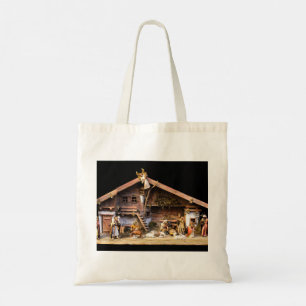 Bolso De Tela Escena de la Natividad de los navidades