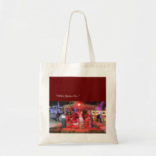 Bolso De Tela escena de la natividad - looking@phones ornamento