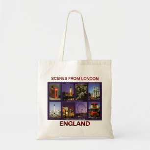 BOLSO DE TELA ESCENA DE LONDRES POR MOJISOLA A GBADAMOSI OKUBULE