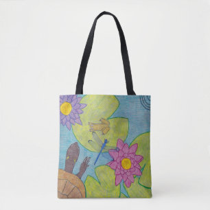 Bolso De Tela Escena del estanque (individual) - Tote