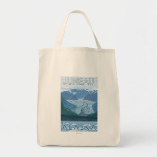 Bolso De Tela Escena del glaciar - Juneau, Alaska