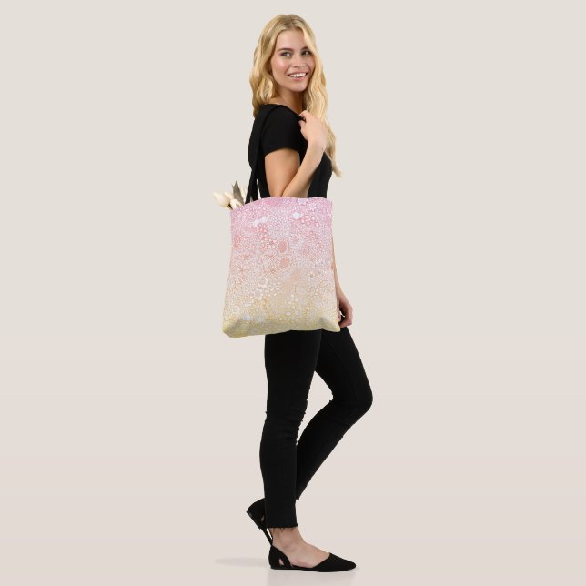 Bolso De Tela Escena detallada de las flores artista Engranaje d (Puesto)