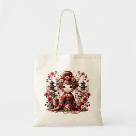 Bolso De Tela Escena Geisha Cute japonesa