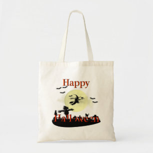 Bolso De Tela Escena genial de Halloween en el cementerio