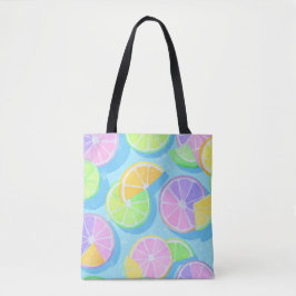 BOLSO DE TELA ESCENA TEMÁTICA DE VERANO Y PLAYA COLORIDA