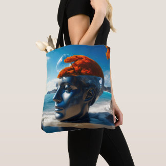 Bolso De Tela Escenarios de playa surrealistas