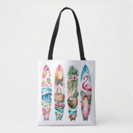 BOLSO DE TELA ESCENAS DE PINCELADAS TEMÁTICAS DE VERANO