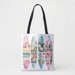 BOLSO DE TELA ESCENAS DE PINCELADAS TEMÁTICAS DE VERANO