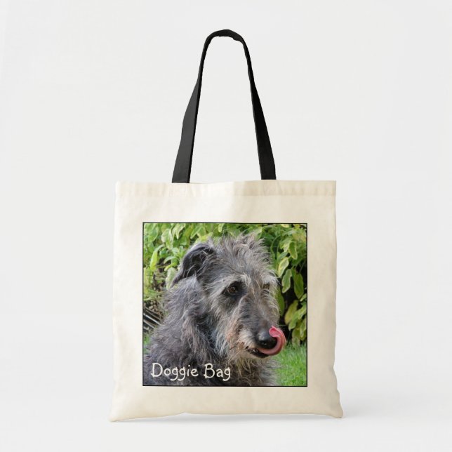 Bolso De Tela Escocés Deerhound (Frente)