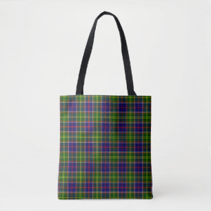 Bolso De Tela Escocia Clan Ayrshire District Tartan Plaid